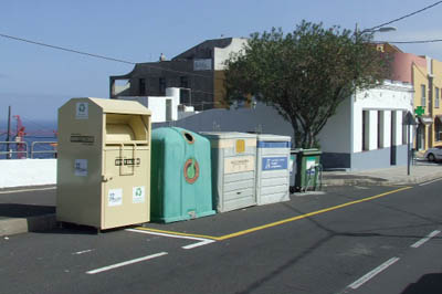 Instalación de contenedores en la Mancomunidad San Juan de la Rambla-La Guancha