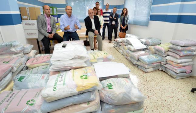 Canarias Recycling S.L. dona 1.000 kilos de ropa a la Mancomunidad del Sureste en Gran Canaria