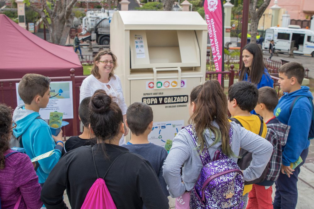 Gran interés por la labor de Canarias Recycling S.L. en la Feria de La Orotava